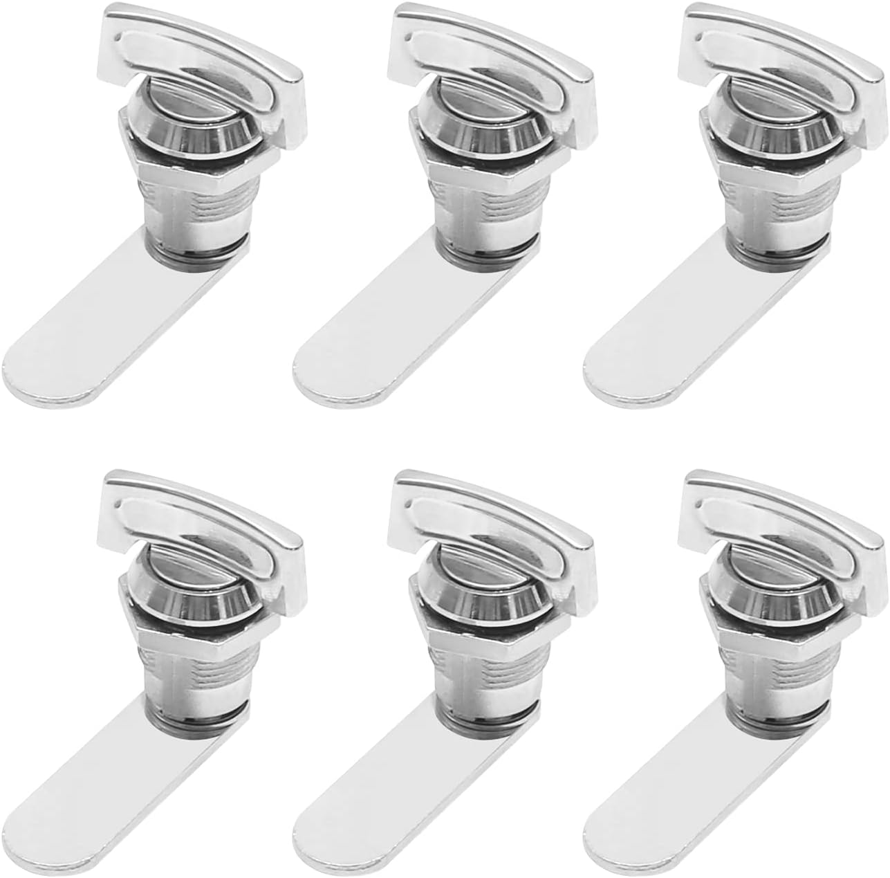 5/8 Inch Thumb Operated Offset Cam Lock, 6Pack Keyless Twist