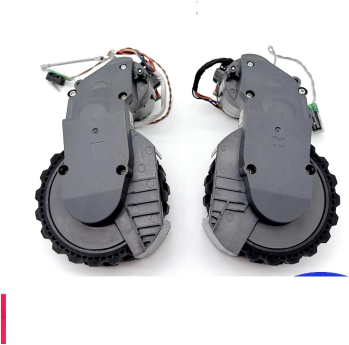Vacuum Cleaner Wheels，Compatible For Roborock， Walking Wheel Left Right Side Optional Q Revo Curv Robot Vacuum Cleaner Accessory Parts(L+R)