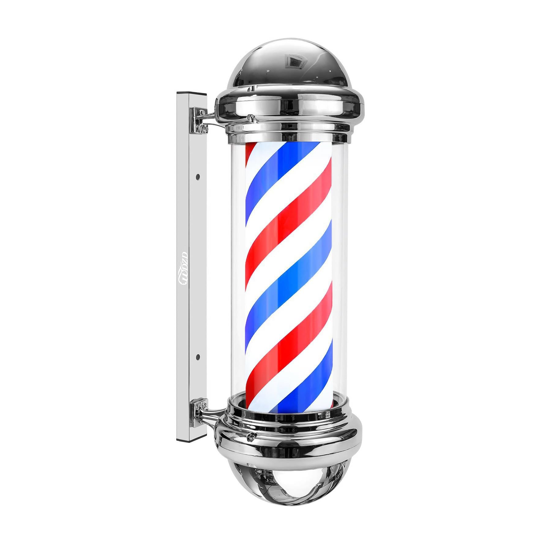 WDZD 29'' Silver Barber Pole Light
