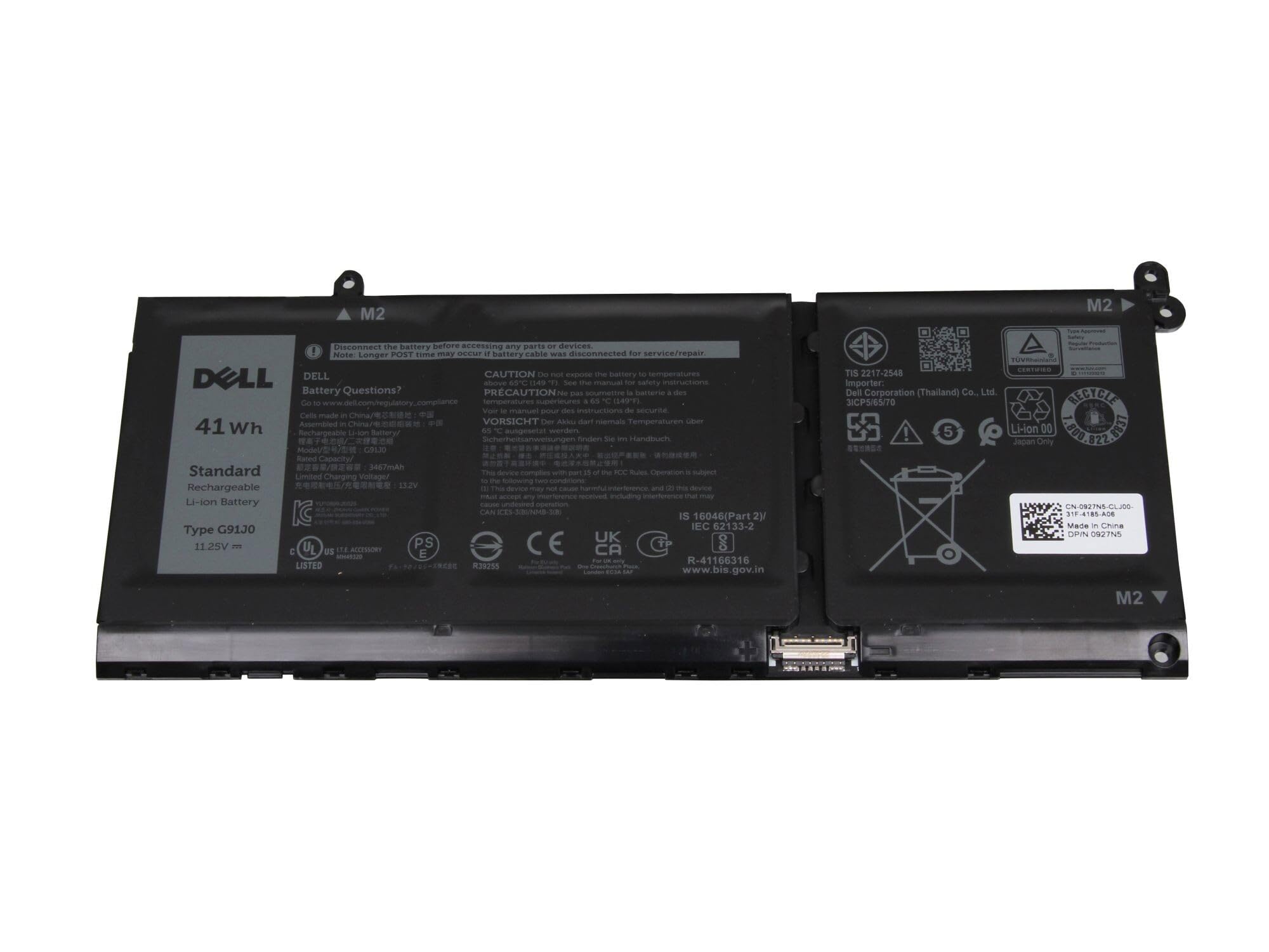 MGCM5 original Dell battery 41Wh for Inspiron 15 (3510), 14 (5410