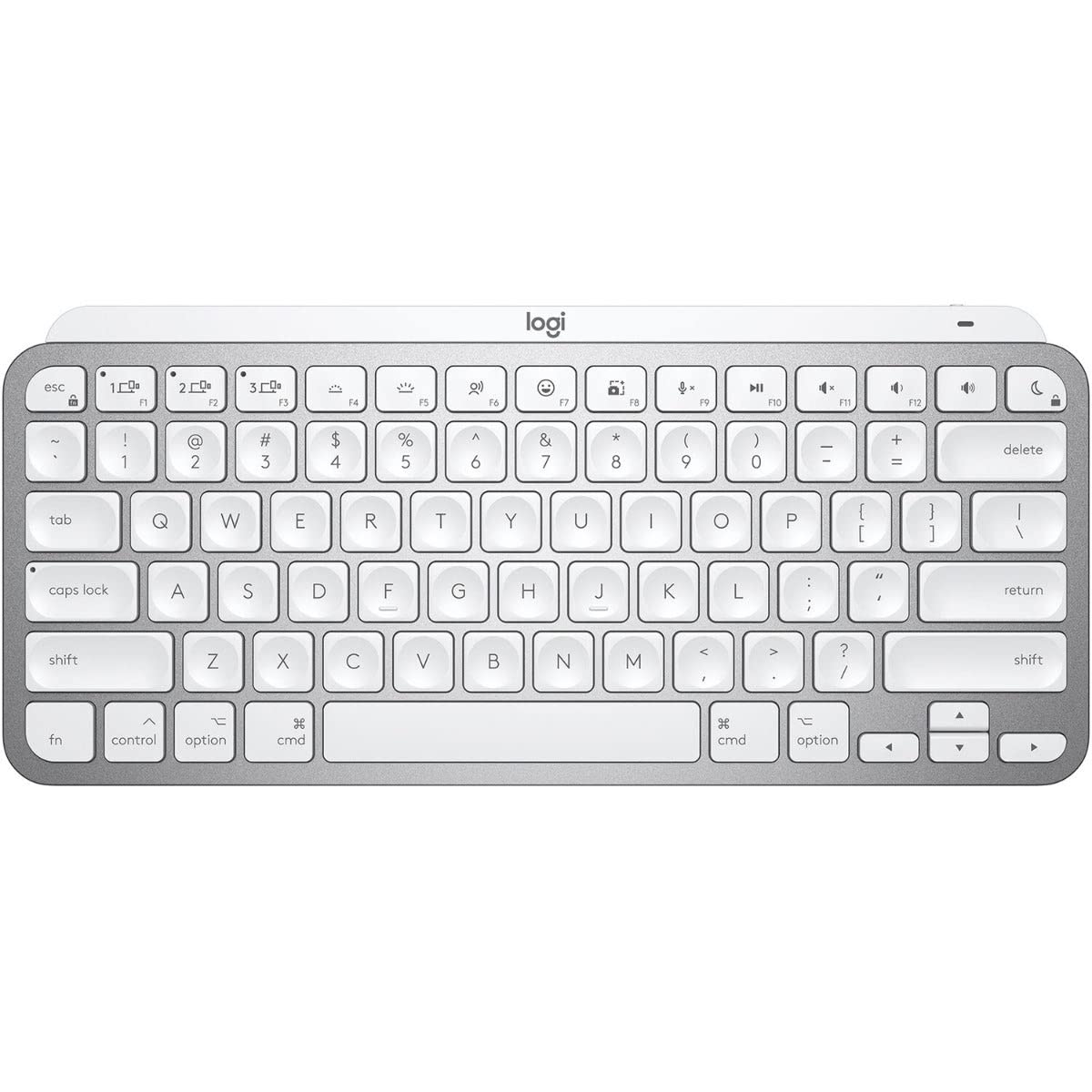 Logitech MX Keys Mini for Mac Minimalist Wireless Illuminated Keyboard, Compact, Bluetooth, Backlit Keys, USB-C, Tactile Typing, Compatible with Apple macOS, iPAd OS, Metal Build-Pale Grey Logitech MX Keys Mini for Mac Minimalist Wireless Illuminated Keyboard, Compact, Bluetooth, Backlit Keys, USB-C, Tactile Typing, Compatible with Apple macOS, iPAd OS, Metal Build-Pale Grey