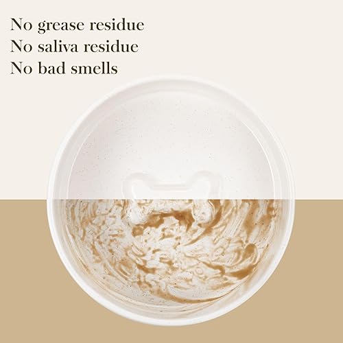 Miniatura 6 de MALACASA Cuencos de cerámica para perros y agua para perros de tamaño pequeño, capacidad de 1.5 tazas para cachorros y gatos (S-1.5 tazas)