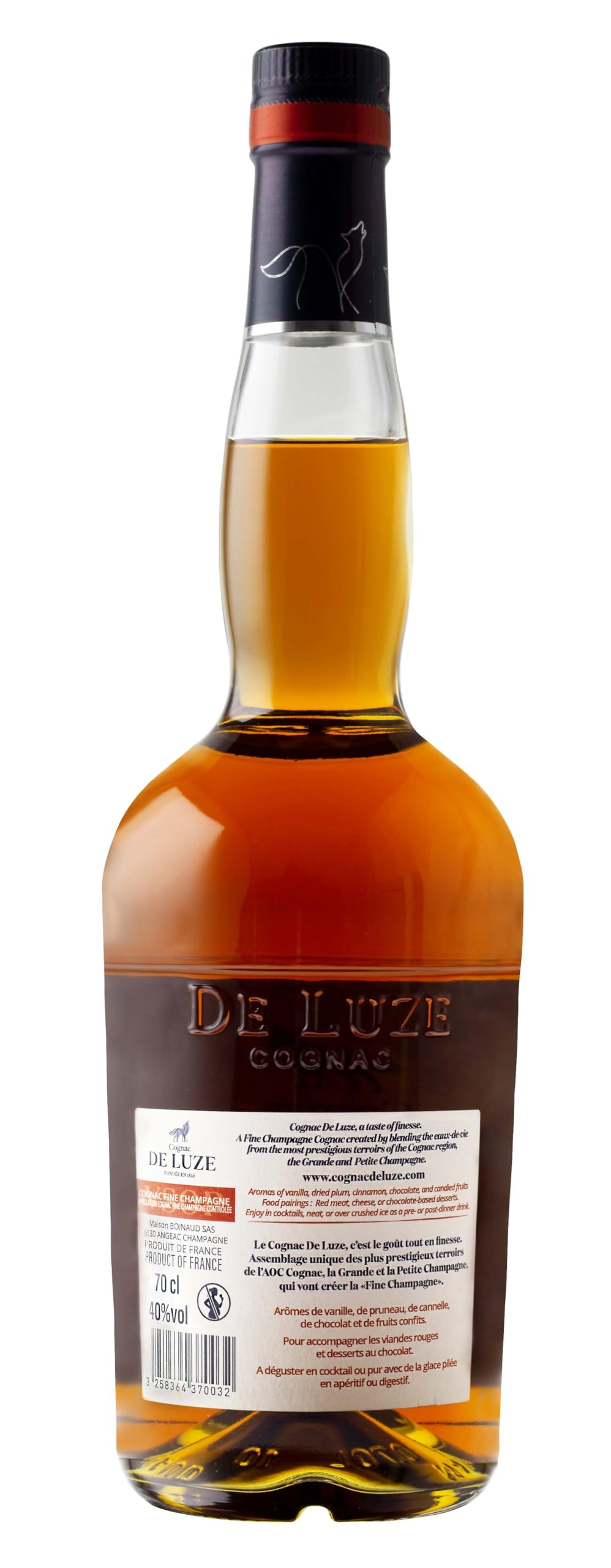 De Luze VSOP Fine Champagne Cognac 0.7 L