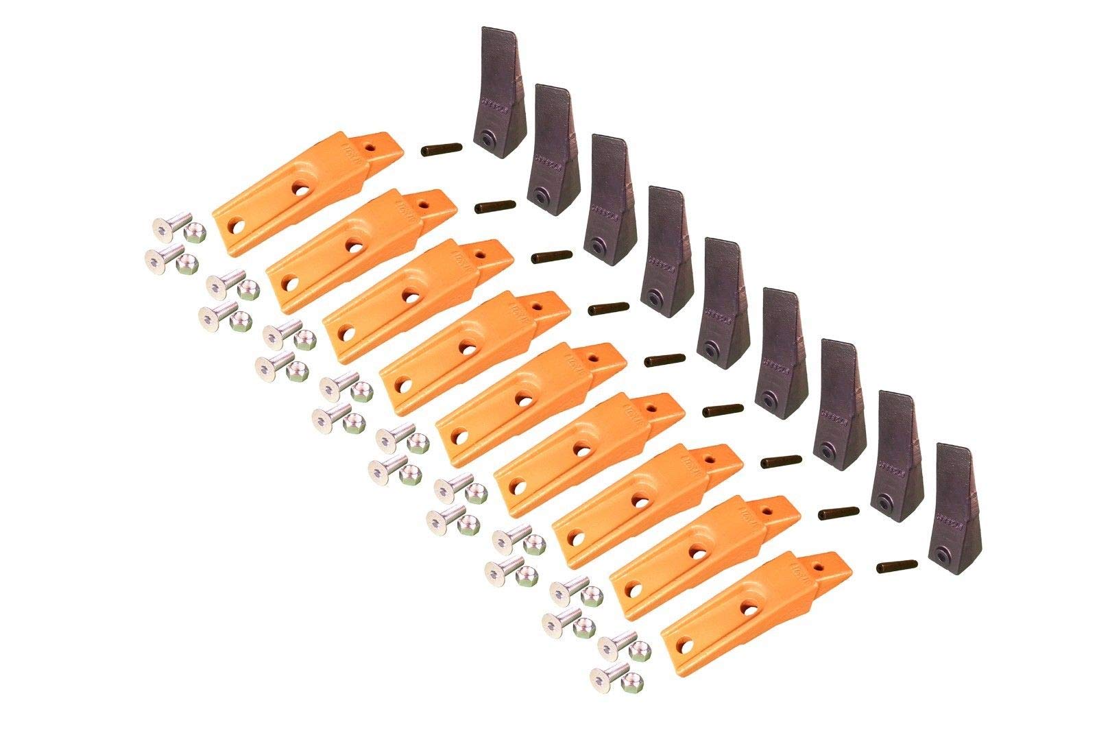 Amazon.com: 9 Bobcat Style Skid Steer, Mini Excavator Bucket Teeth