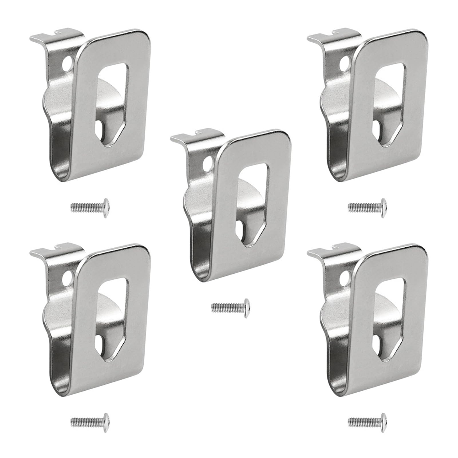 KinetiCore 5 Pack Replacement Belt Hooks Clips Compatible with Dewalt 18V MAX Drills, Heavy Duty Tool Belt Hooks with Screws for Dewalt Power Tools Accessories