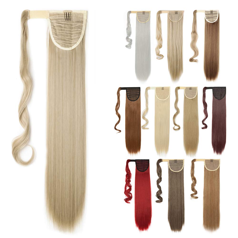 Ponytail Extensions Haarteil wie Echthaar Clip in Pferdeschwanz Zopf ...