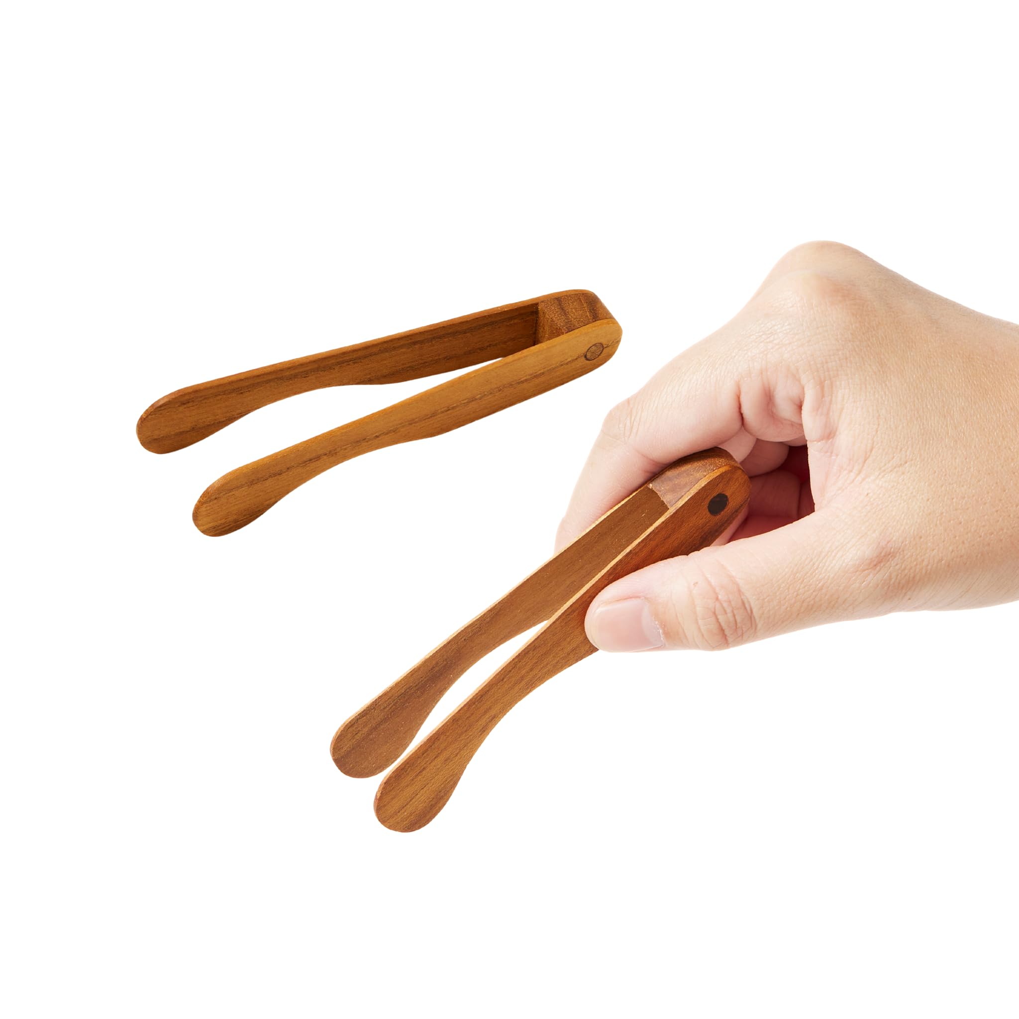 Amazon | Dakorn ミニ木製トング 2個セット - 小さなキッチントング