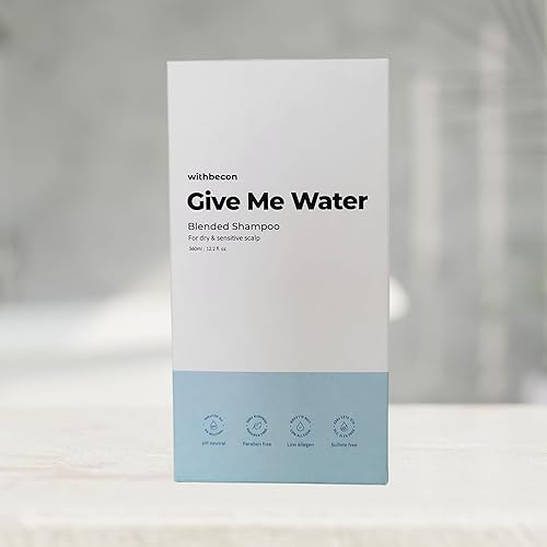 Miniatura 9 de GiveMeWater Shampoo - Solución profesional para la pérdida de cabello para hidratar y calmar el cuero cabelludo seco (12.17 fl oz)