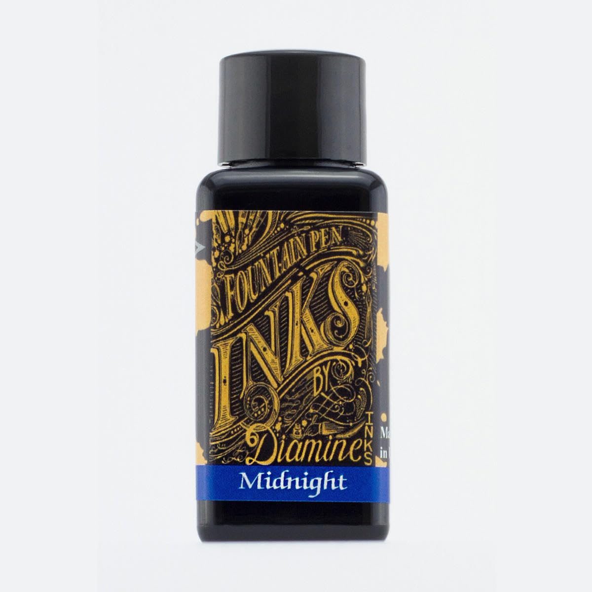 Diamine 30ml Midnight Fountain Pen Ink Bottle