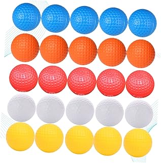 Kisangel 30pcs Foam Golf Balls Mens Golf Balls Sport Accessories Non-porous Ball Training Sport Balls Practicing Ball Training Ball Plastic Ball Toy Ball Hollow Ball Bulk Man Baseball Ball