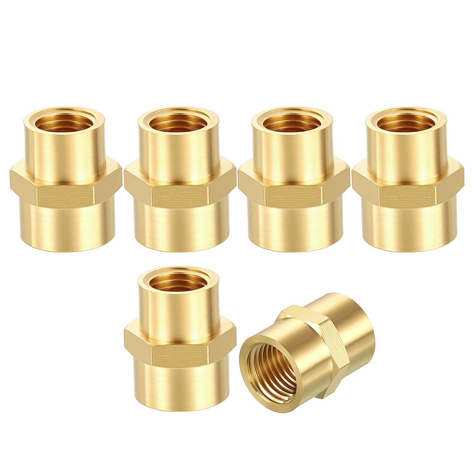 Raccord laiton 3/8 NPT femelle 6,35 mm adaptateur hexagonal pneumatique huile et gaz