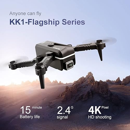 Miniatura 2 de Mini Drone Foldable RC Quadcopter 4K HD FPV Camera One Key Take OffLanding Altitude Hold 3D Flip Easy to Fly Toy Drone Gifts for Kids Adults