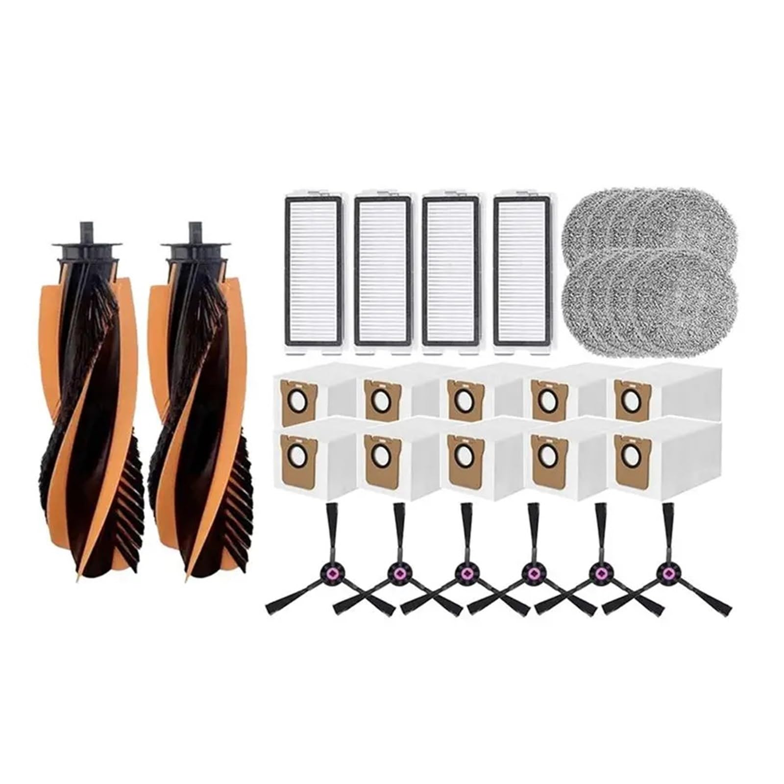 Generisch 30-teiliges Bürstenfilter-Moppbeutel-Set, kompatibel for Jonr