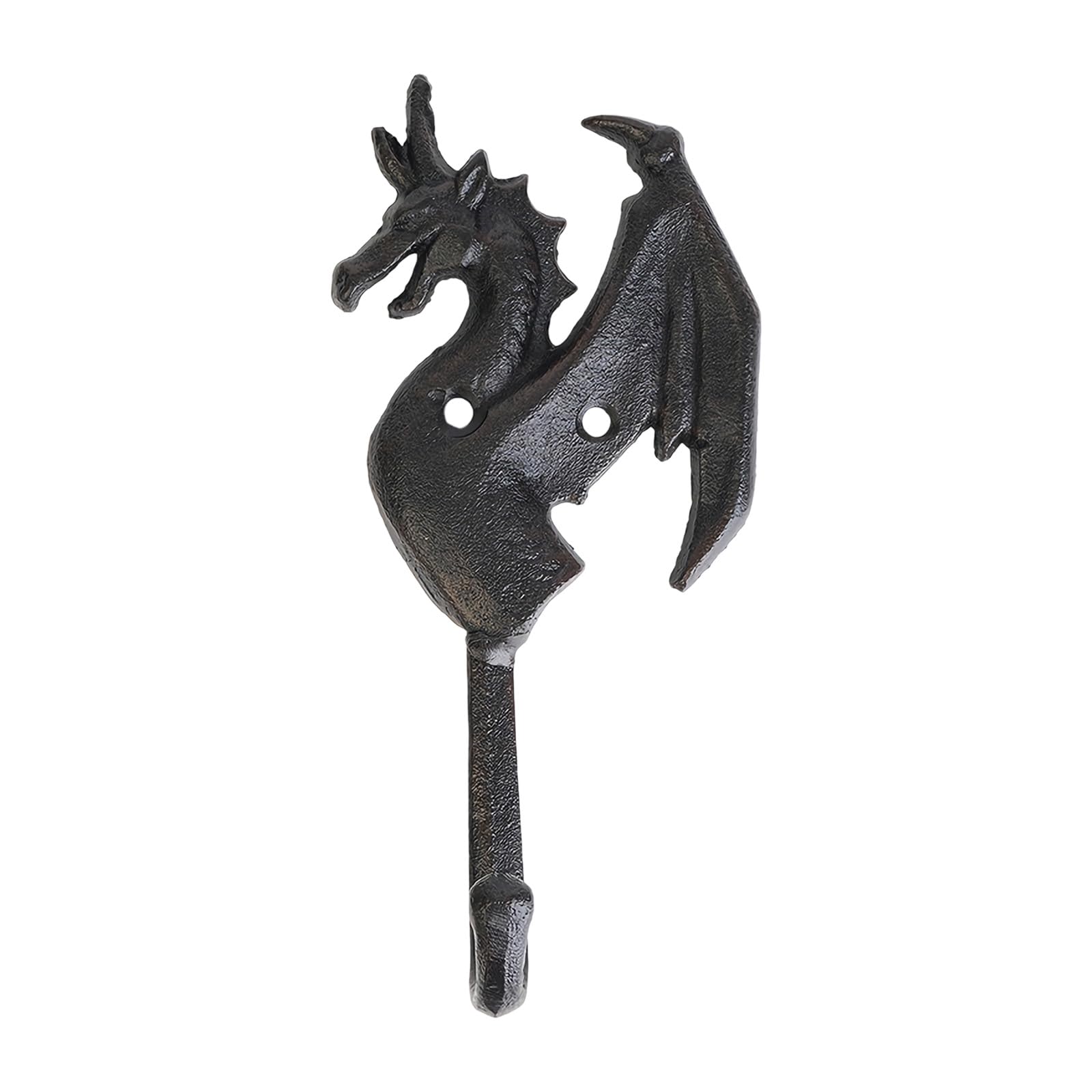 YUGSHNKFC Sturdy Iron Dragon Wall Hook for Hanging Umbrellas and Scarves Creative Metal Storage with Vintage Appeal Iron Dragon Wall Hook