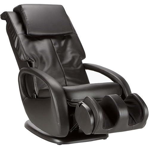 Human Touch WholeBody 7.1 Living Room Recliner Massage Chair - Full Body Professional Grade Personal Massage - Relaxation w Heat for Targeted Stress + Muscle Pain Relief with Foot Calf - Black