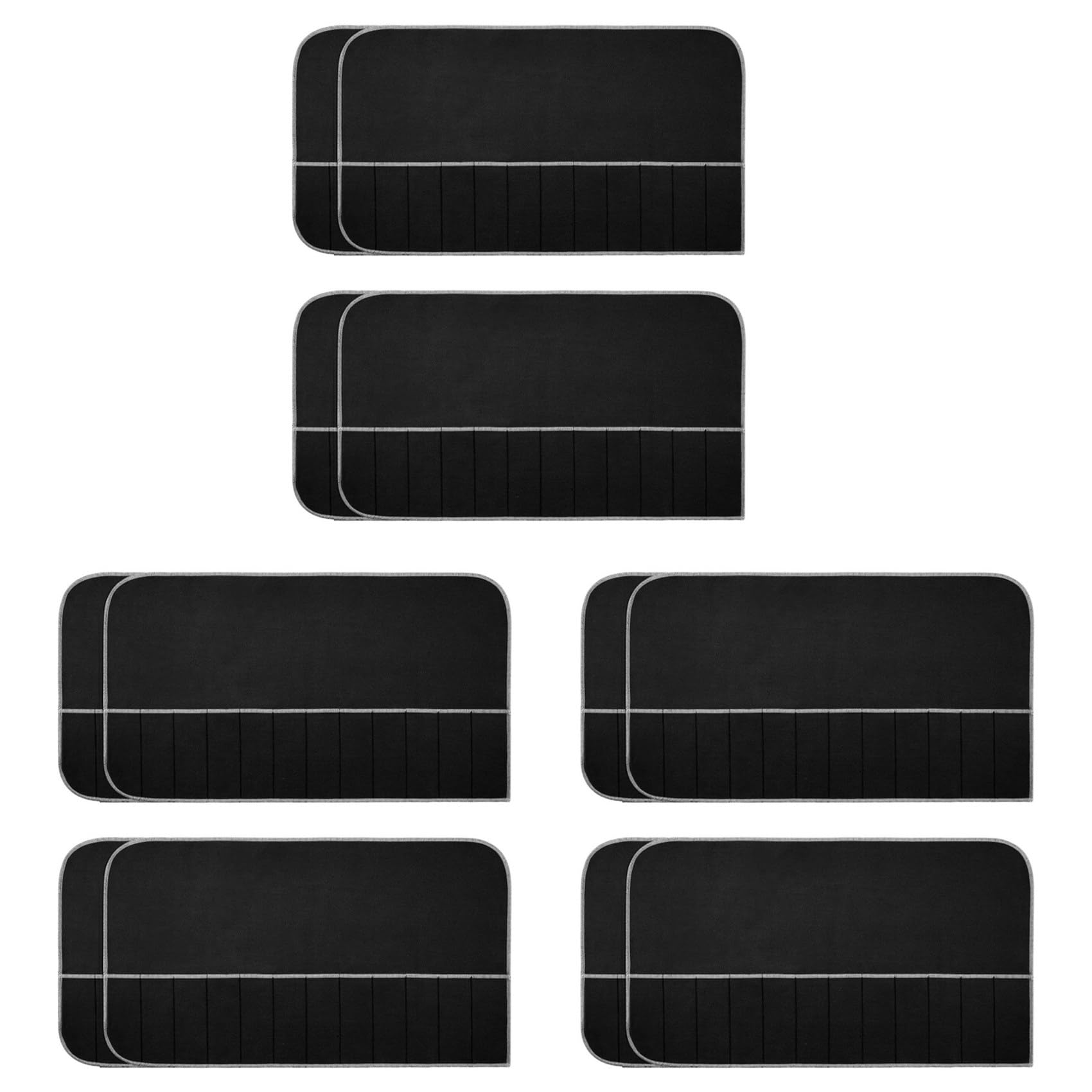 Hndhbfgrt Silver Storage Bags Silver Storage Cloth Felt Flatware Organizer Anti Tarnish Silver Protector Bags 12pcs
