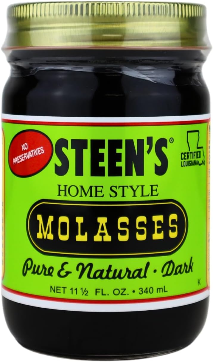 Home Style Molasses 11.5 oz - Rich, All-Natural Flavor for Baking and Cooking - 100% Pure & Natural - No Preservatives Homestyle - Hearty Flavor in Gingerbread, Cookies, Brown Sugar and Dark Rum (1 Pack)