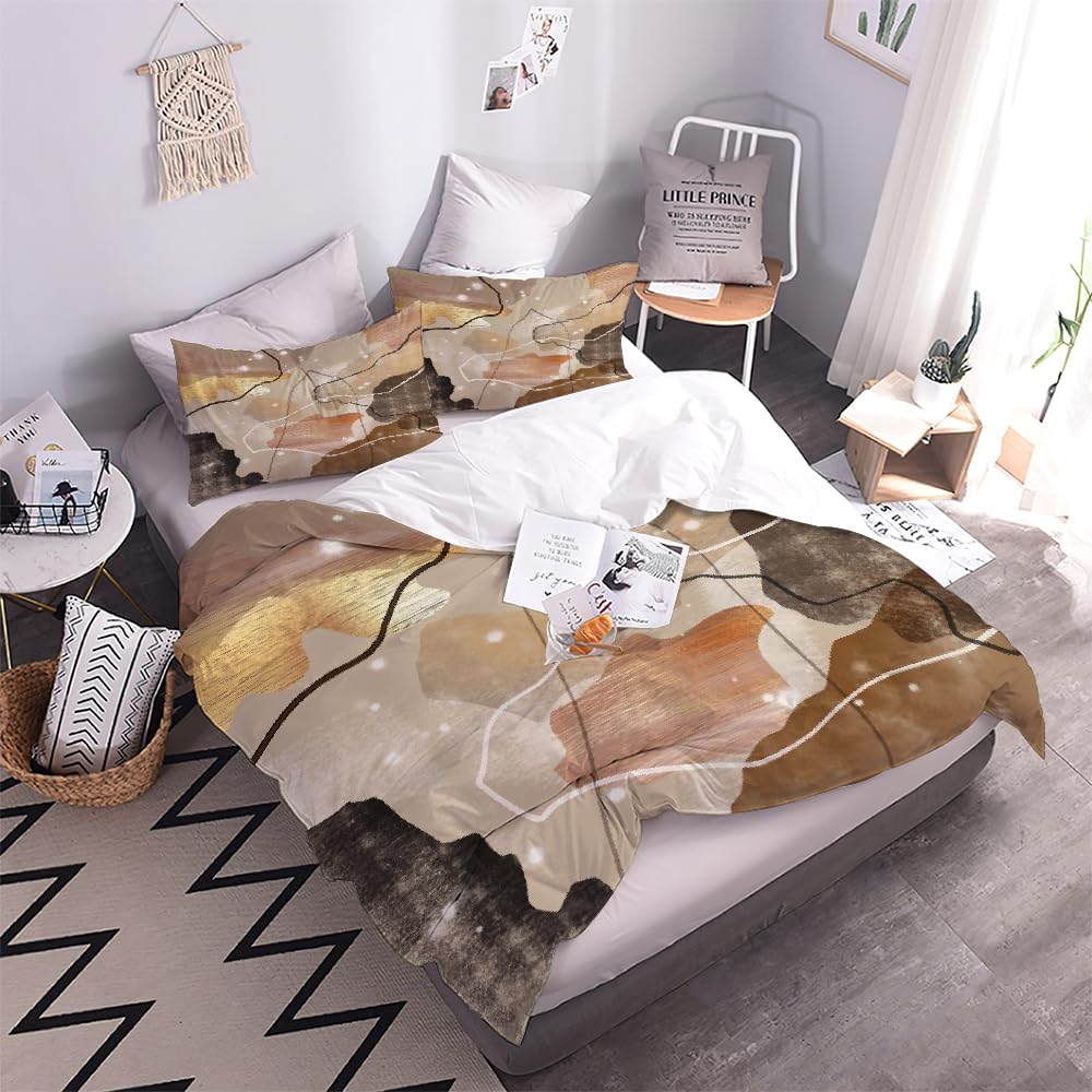 3D Boho Bettwäsche Set 135x200 cm 4teilig（236-2）