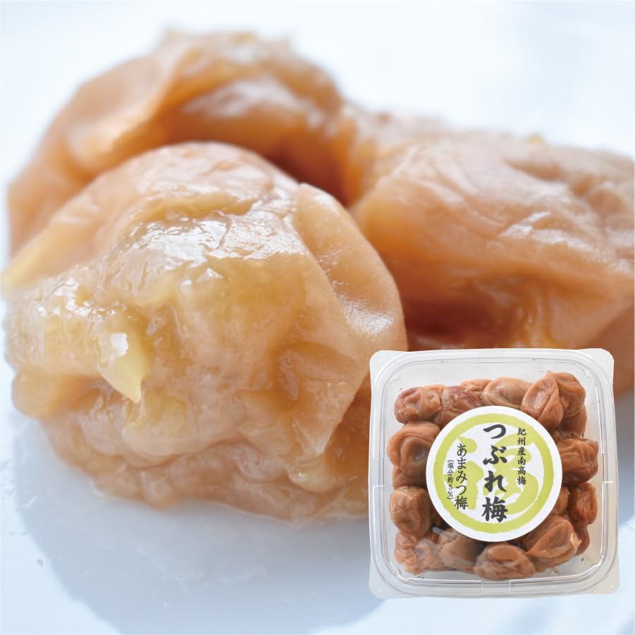 Amazon | 【福梅本舗】梅干し 訳あり つぶれ梅干し500g あまみつ梅