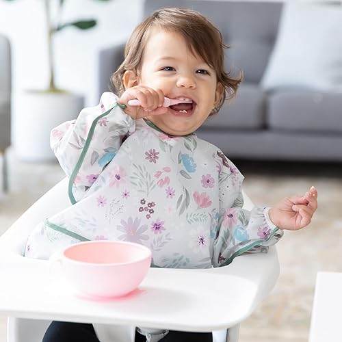 Miniatura 131 de Bumkins - Babero con mangas - Para niños y niñas, bebés y niños pequeños de 6 a 24 meses - Ligero, duradero, impermeable - Babero de manga larga -