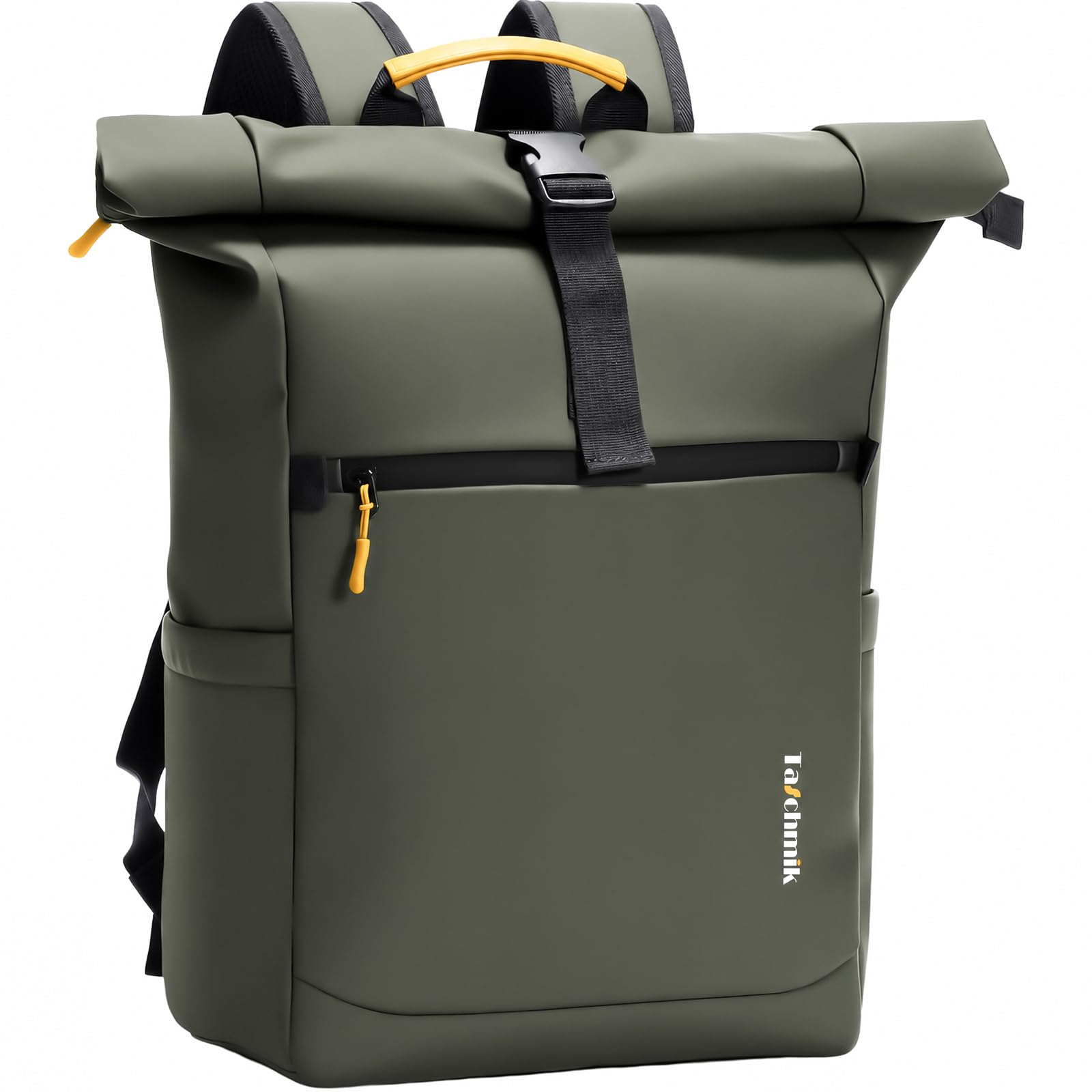 Taschmik rolltop Rucksack wasserdicht Damen & Herren wasserdichter Laptop Rucksack 17 Zoll