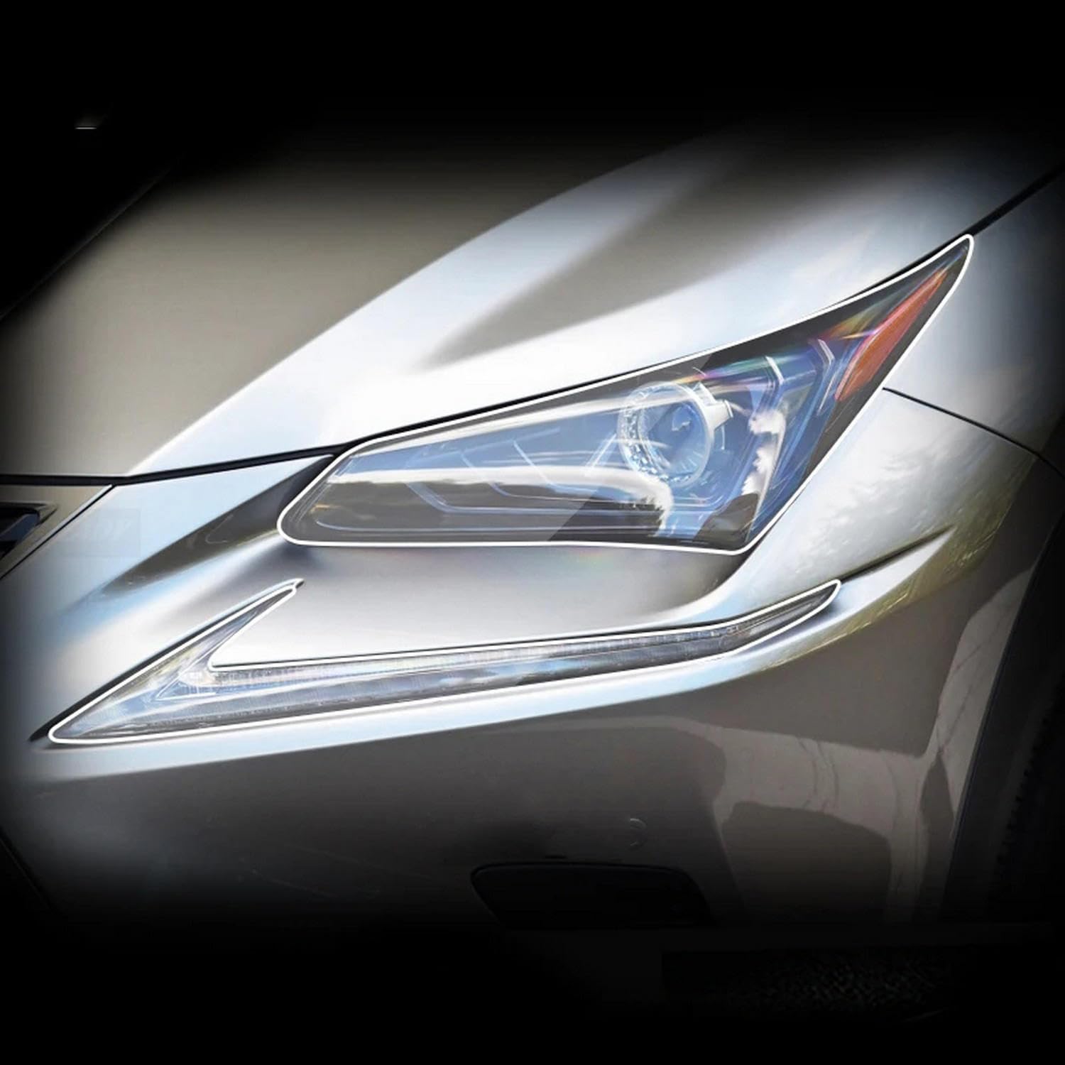 Film phare TPU pour Lexus NX protection haut de gamme anti-jaunissement
