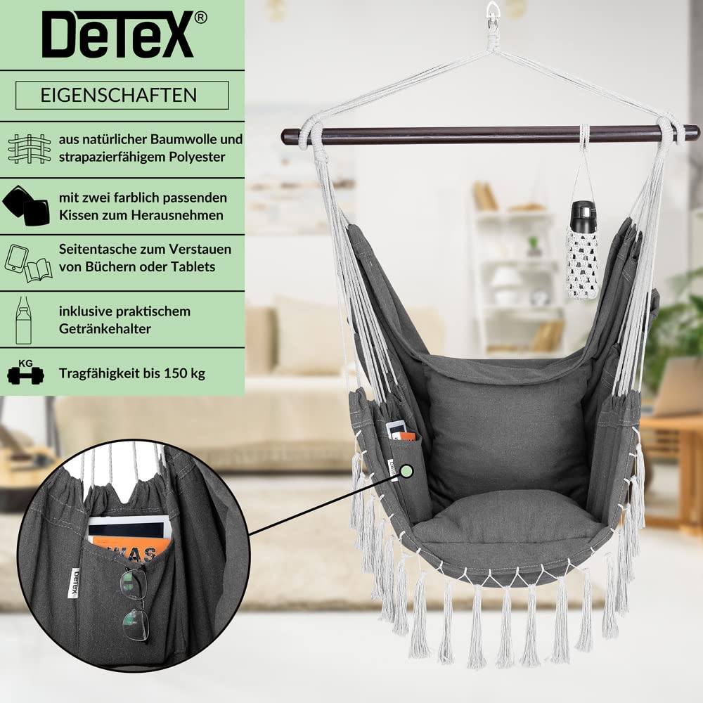 DETEX Hängesessel bis 150kg Belastbar