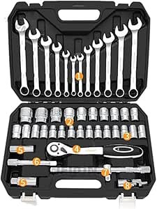 Amazon.com: Professional Car Repair Tool Complete Tool Kit Wrench Hand ...