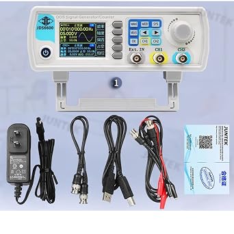 JDS6600 Fully CNC DDS 15MHz Dual Channel Function Arbitrary Wave Signal Generator Source Frequency Meter Frequency Sweep Instrument