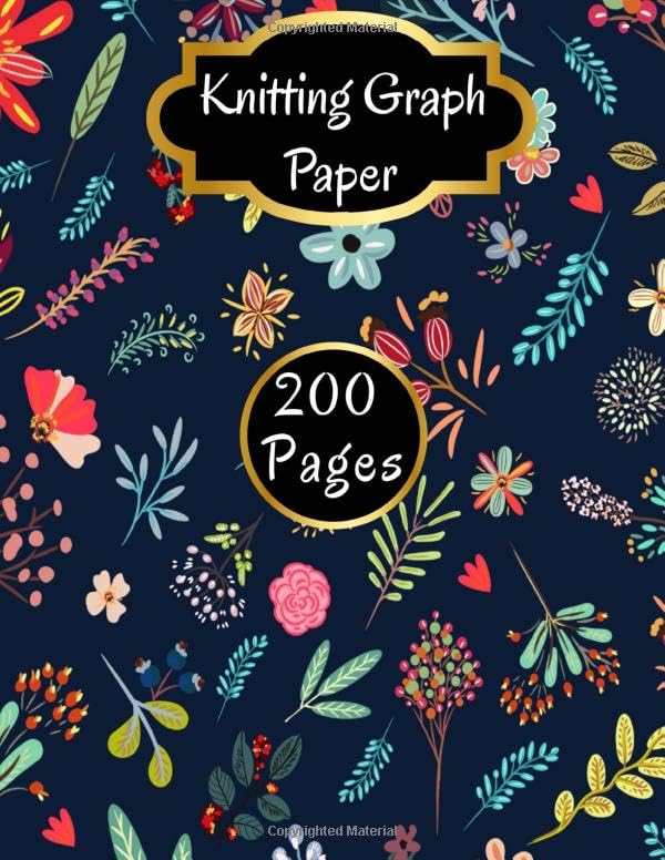 Knitting Graph Paper 4:5 and 2:3 Ratios: Knitters...
