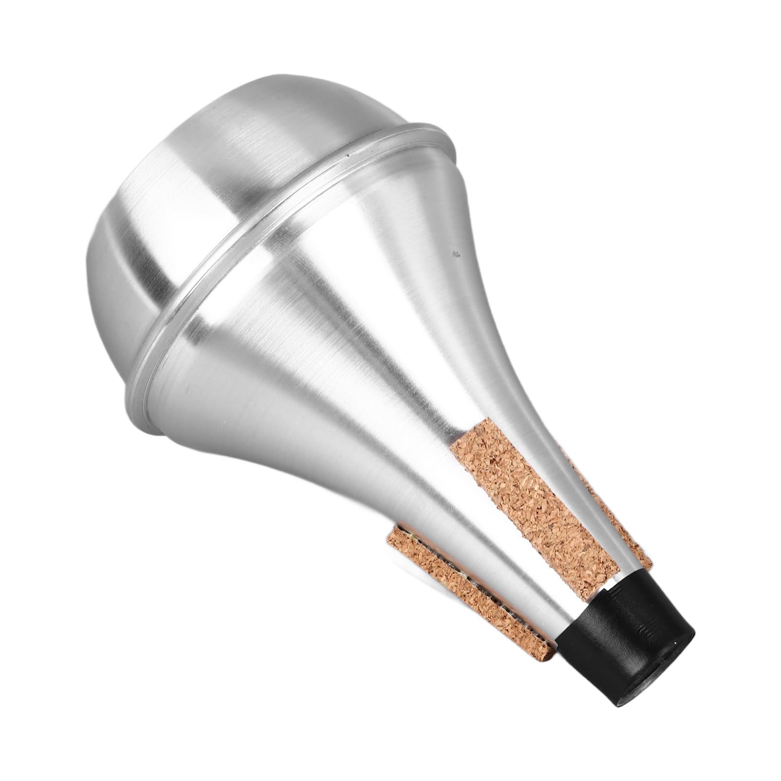 Trumpet Mute Aluminum Alloy Trumpet Mute, Trumpet Mute Trumpet Practice Lightweight Noise Reduction Soft Cork Trumpet Instrument Accessories