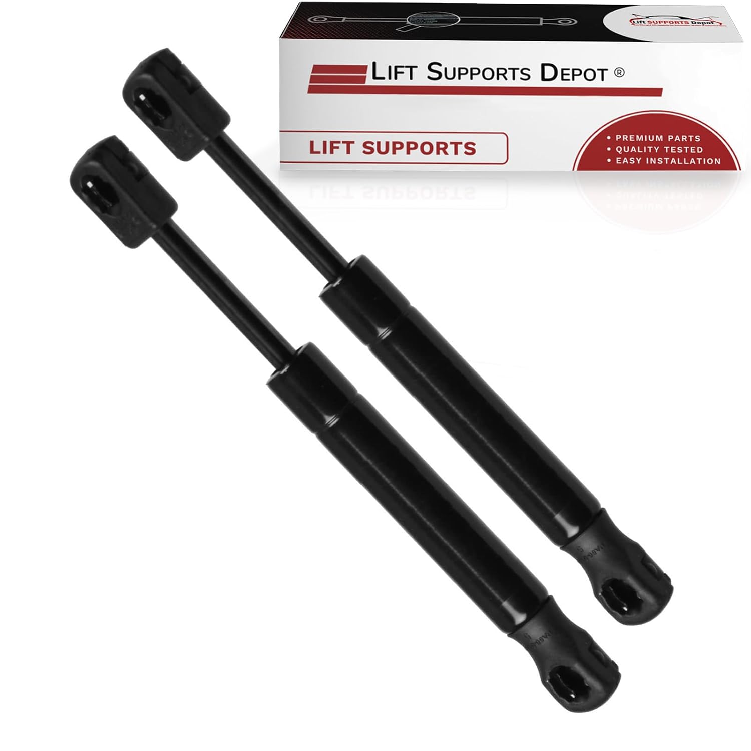 Suporte de Elevação Traseiro Lift Supports Depot - 2 Unidades Compatíveis com Dodge Charger 2006 a 2010 (Com Amortecedores para Spoiler Grande)