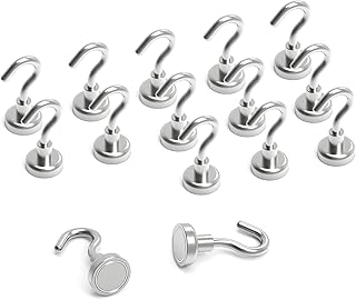 Sponsored Ad - THCMagorilla Magnetic Hooks Strong Neodymium Rare Earth Magnet Hooks for BBQ Fridge Cruise Keys Refrigerato...