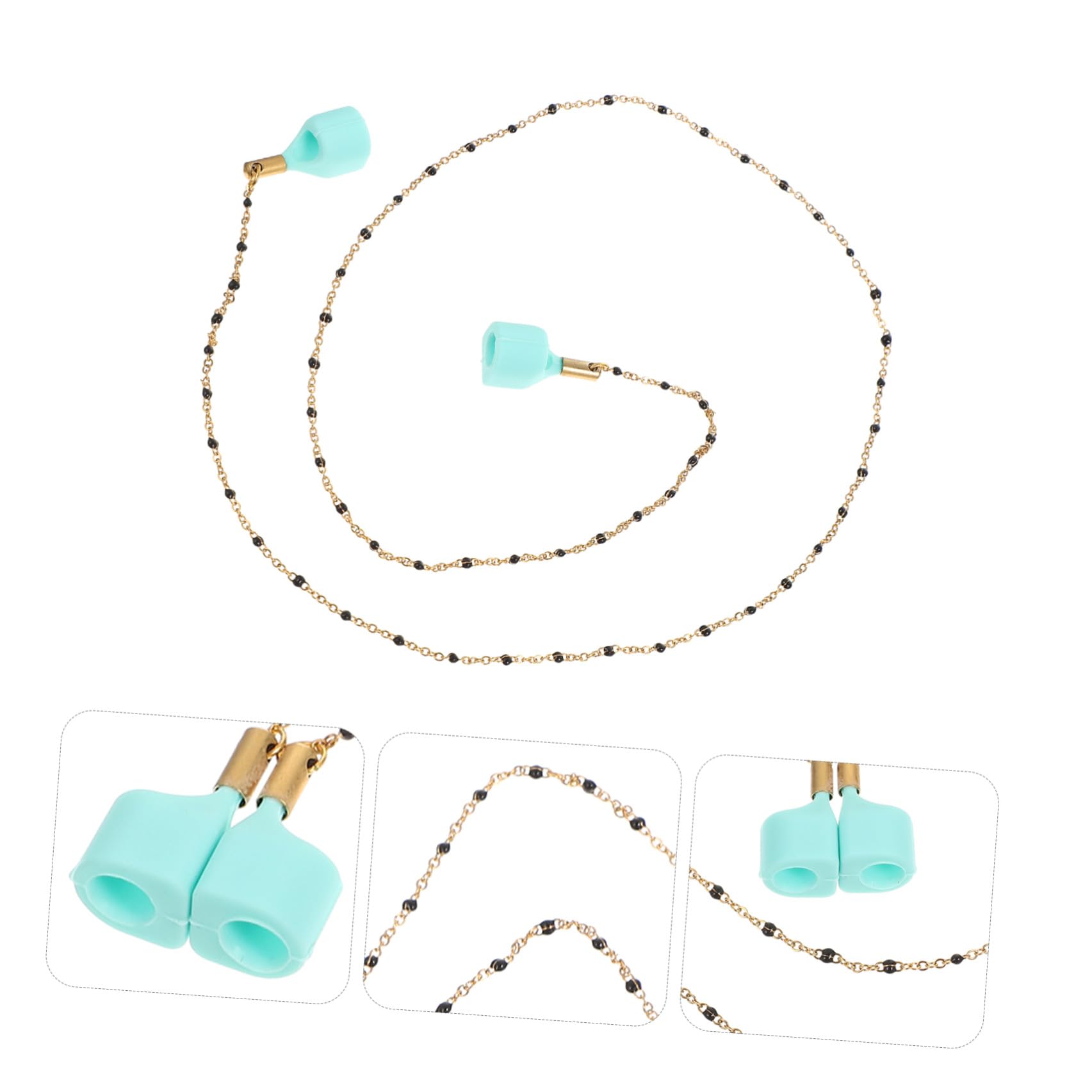 Hemobllo 5piezas Cadena Magnética para Auriculares Soporte De Auriculares Portátil Evita Pérdidas Durante Ejercicio Materiales Diseño Compacto y Ligero