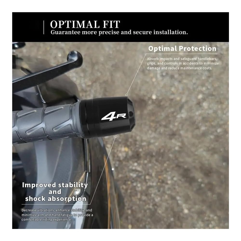 Per NI&NJA ZX4RR ZX4R 2023-2025 Pesi manubrio moto in acciaio inossidabile e alluminio