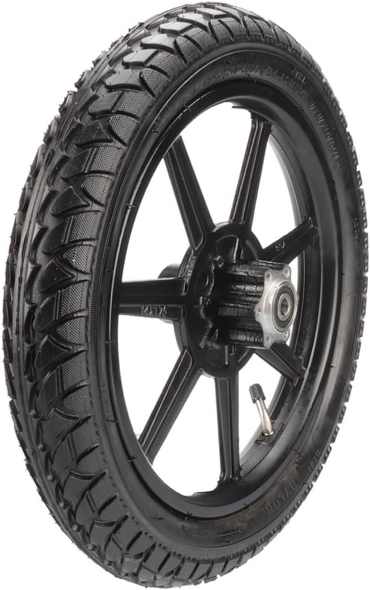 14x2.125 Tire Inner Tube Disc Brake Aluminum Wheel Hub Compatible with Electric Scooters E-Bike Folding Bicycles Motorcycle 14" Front Wheels