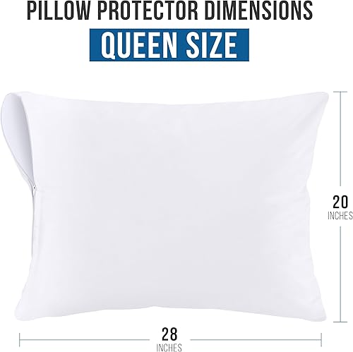 Miniatura 4 de Funda de almohada impermeable con cremallera Utopia Bedding