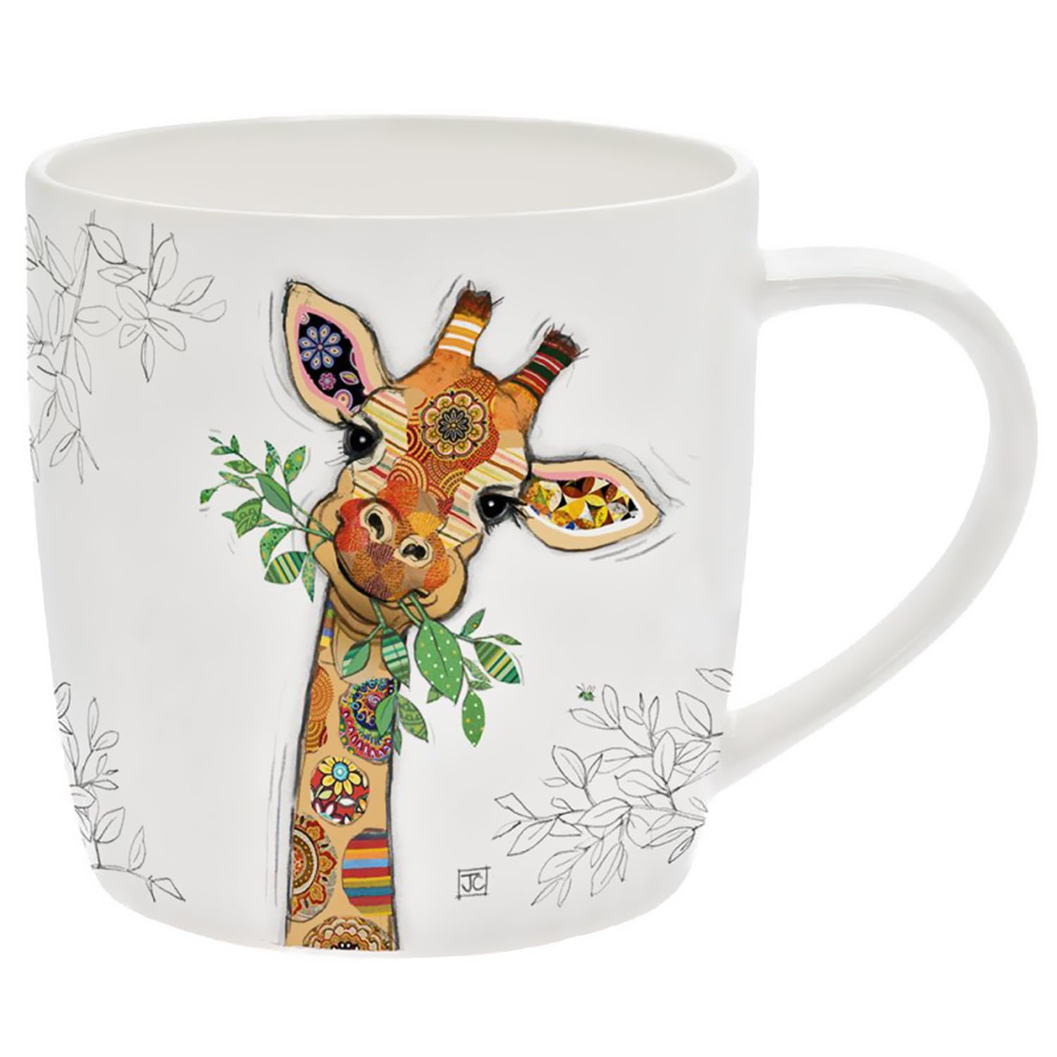 Lesser & Pavey Gina Giraffe Mug, 12 cm x 9 cm