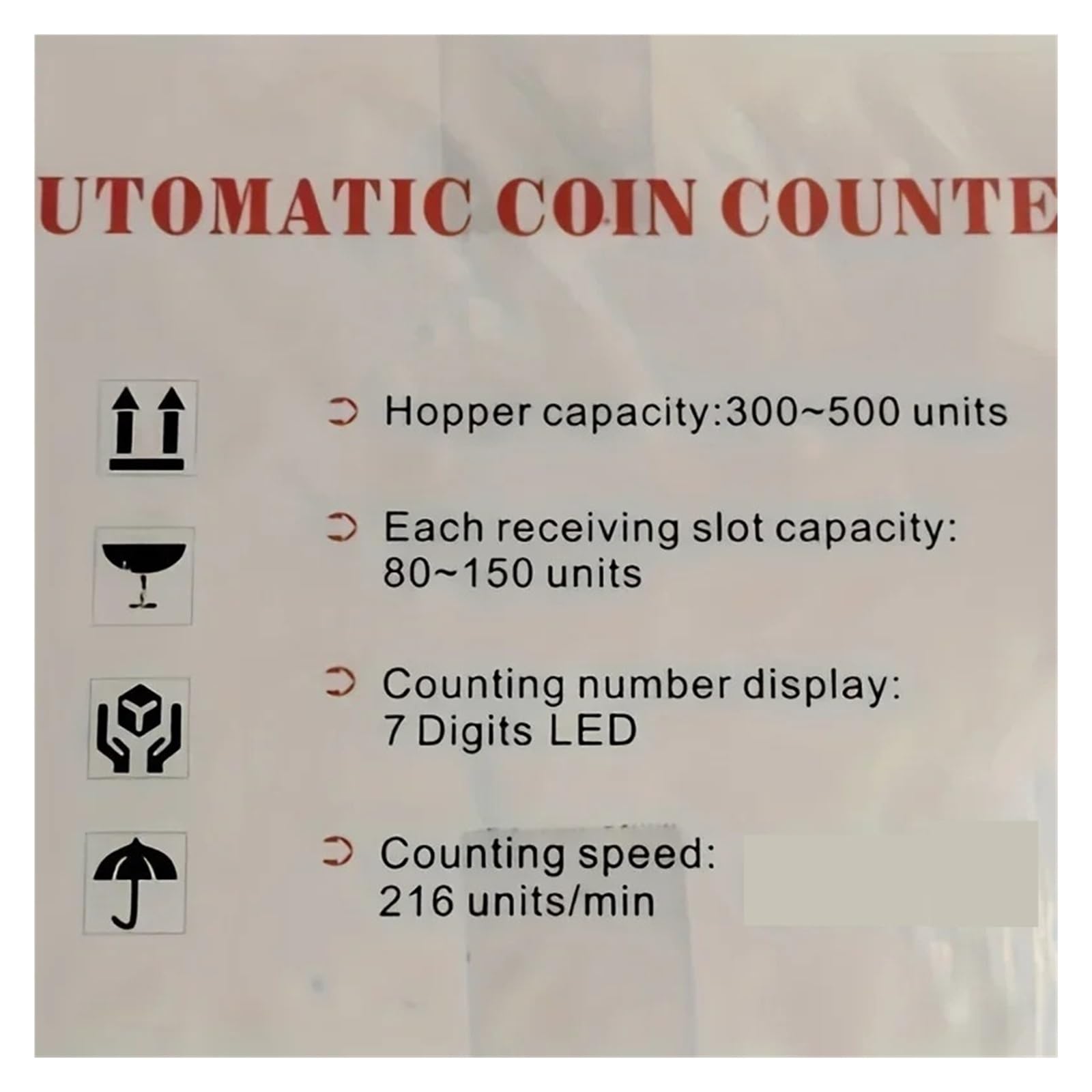 Selezionatore e contatore elettronico di monete for USD, personalizzato con visualizzazione valore quantità,Rilevamento preciso