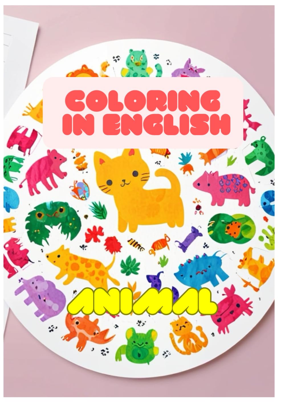 Coloring in English: Animals