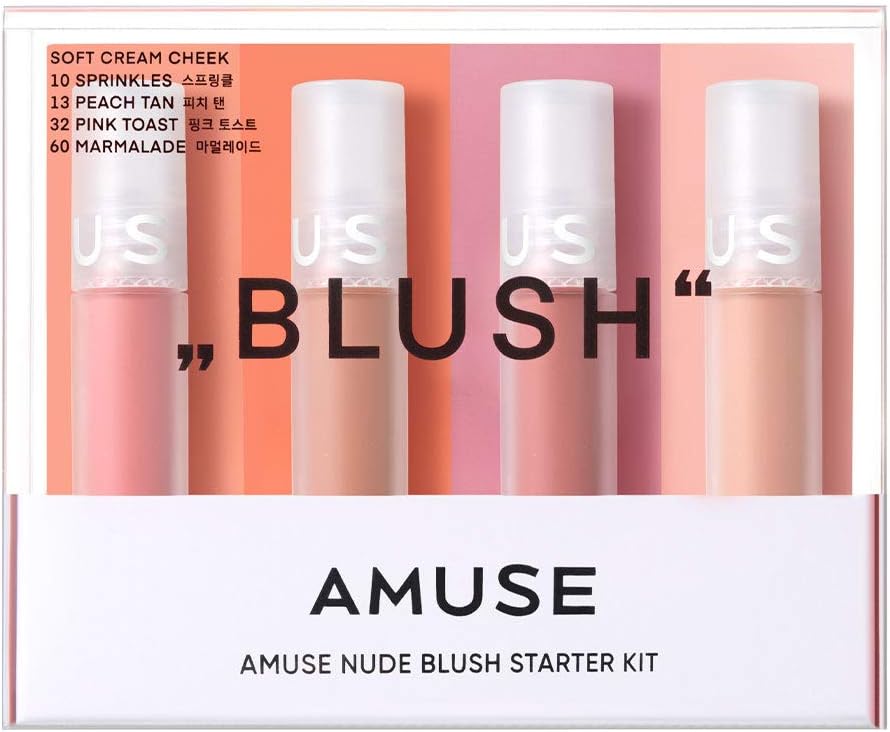 Amazon Amuse公式 ヌードミニ チーク キット 2g 4個 Nude Mini Blush Kit アミューズ 正規品 韓国コスメ メイクアップ チーク ブラッシュ 限定コスメ 並行輸入品 Amuse チーク 通販