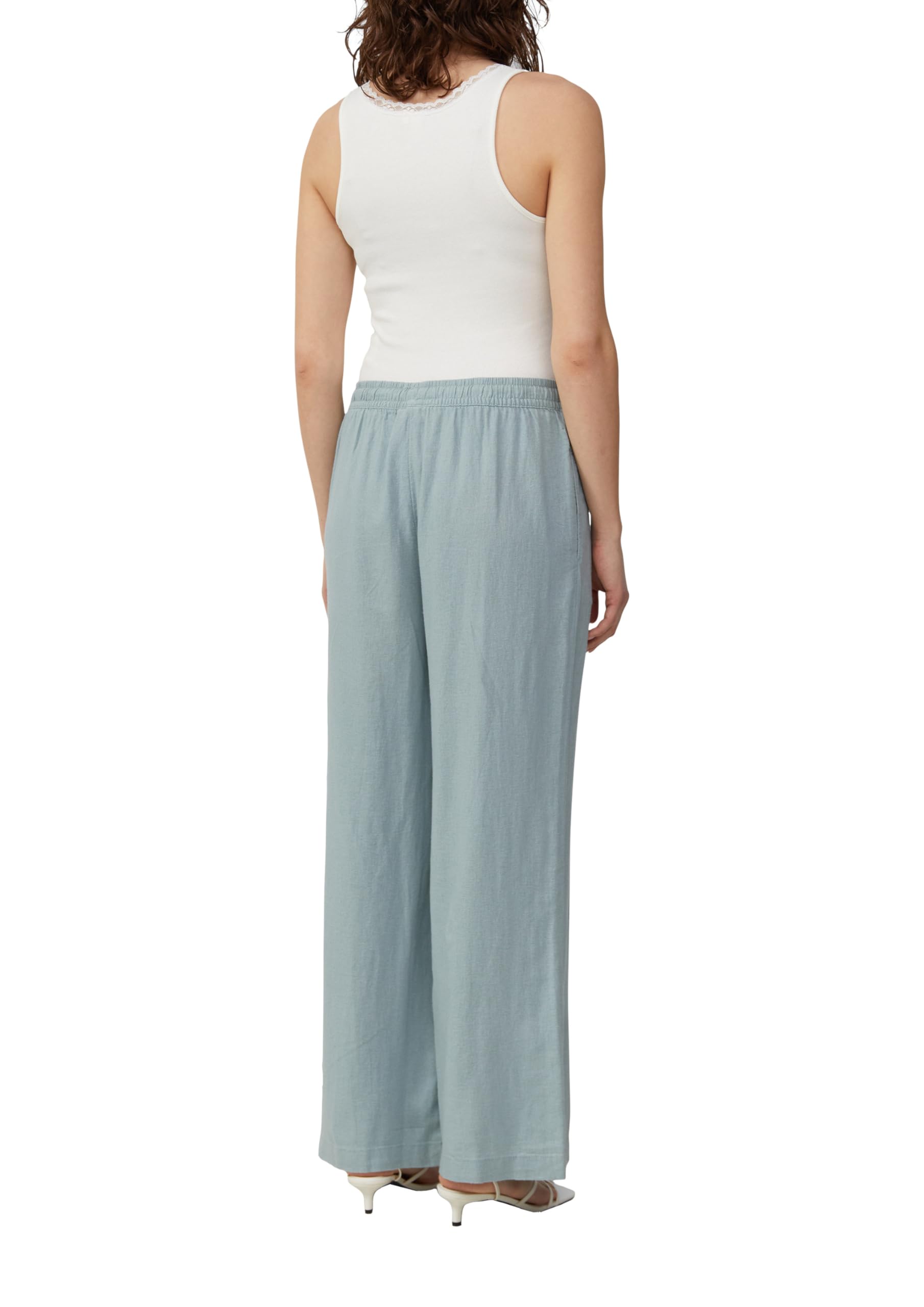 QS Damen Leinen Hose, lang 2162961