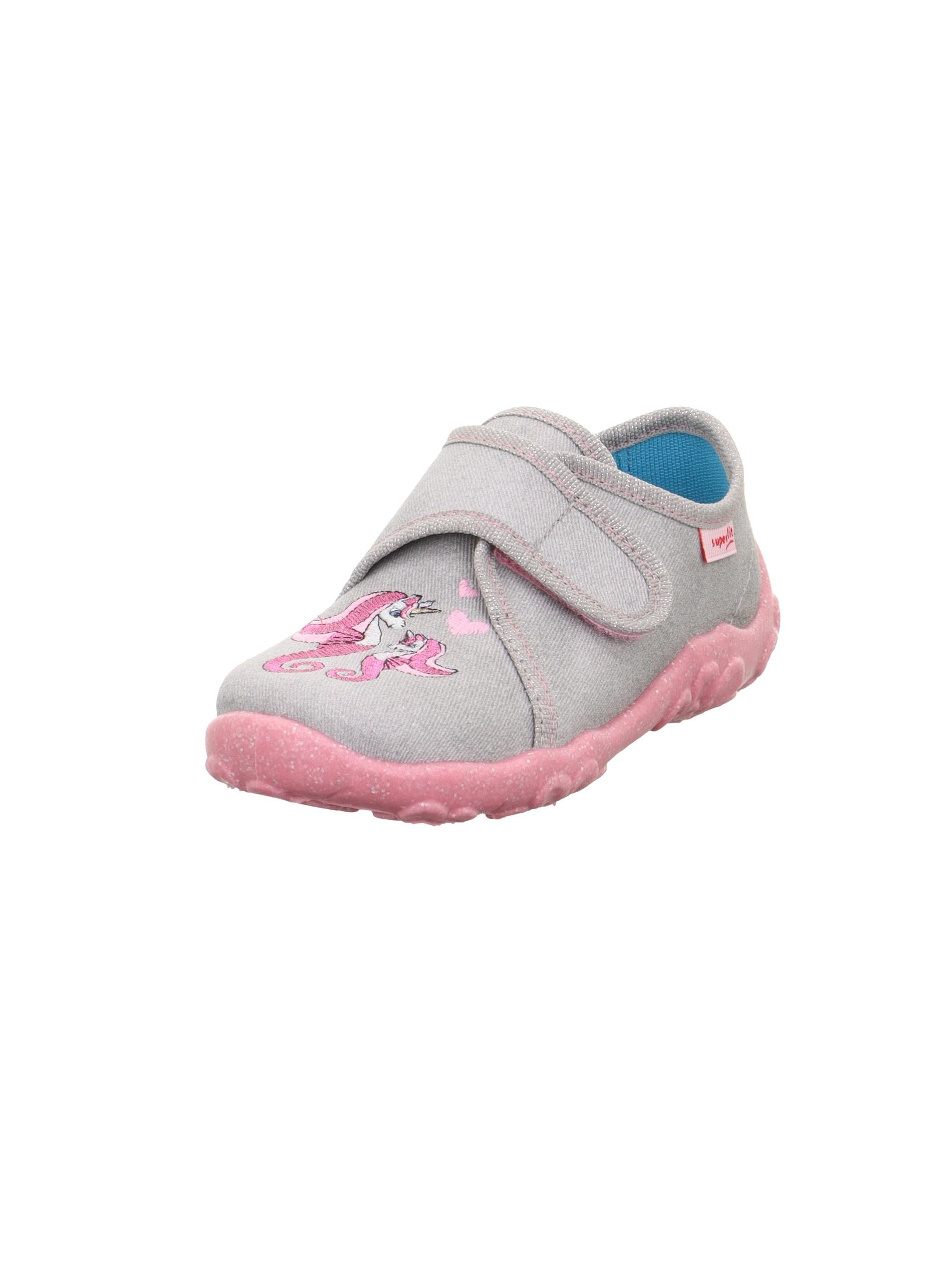 Superfit Girls Bonny Slippers, Light Grey 2000, 2 UK
