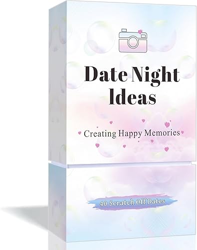 Miniatura 1 de 40 Ideas de citas nocturnas para parejas, Tarjetas aventureras para rascar para juegos de pareja, Ideas de regalos de aniversario de boda para él,