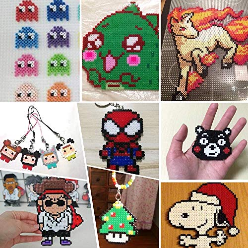 Fuse Beads, 25,000 Pcs Fuse Beads Kit 26 Colors 5Mm, Including 127 Patterns, 4 Big Square Pegboards, 1 Heart Pegboards, 1 Flower Pegboards, Ironing Paper, Tweezers, Beads Compatible By Inscraft #TOP4