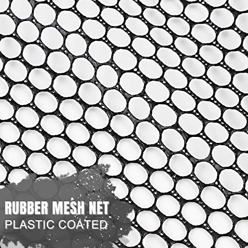 Rodeel Folding Fishing Net, Telescoping Fish Net, Landing Net, Kayak Net, Kayak Fishing Nets, Pole Net, Saltwater Fish Net Strong Rubberized Dip Rubber Fishing Net with Upgraded Bag - Thumbnail 5
