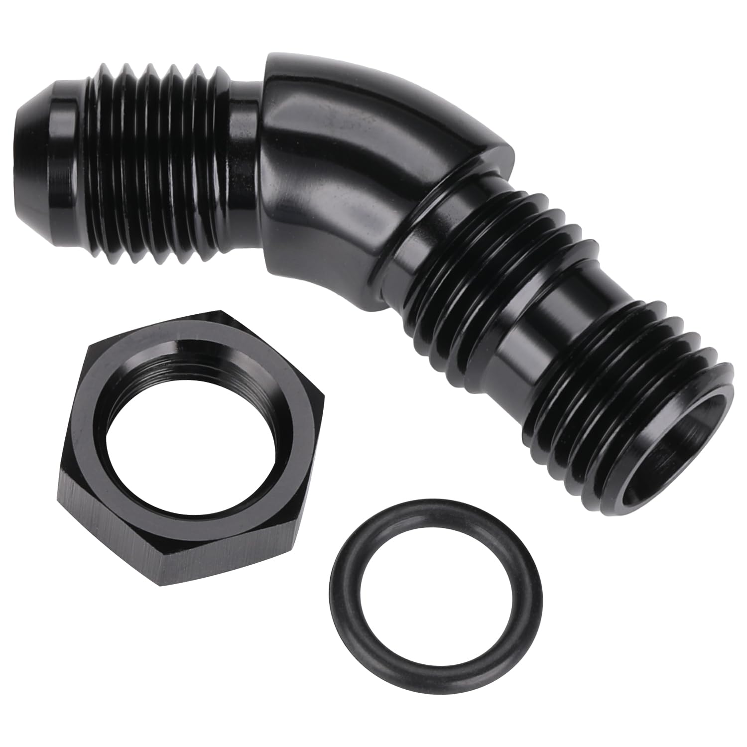 2Pcs 12AN Flare to 12AN ORB Male Fuel Rail Adapter Fitting 2Pcs 12AN Flare to 12AN ORB Male Fuel Rail Adapter Fitting
