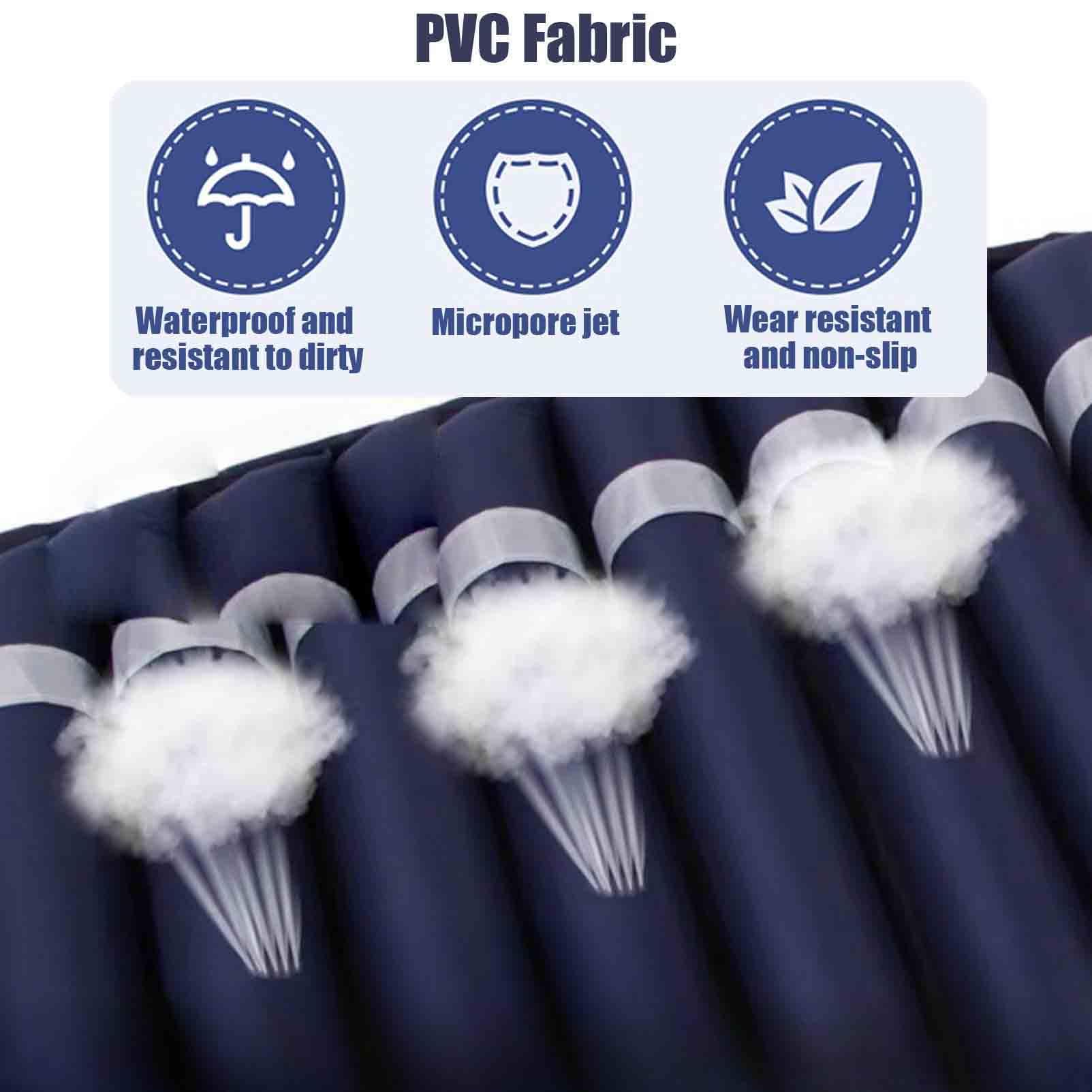 Materasso ad Aria Antidecubito con Pompa Materasso per Letto Ospedaliero con Pompa Elettrica Materasso Gonfiabile In Pvc con Pompa ad Aria,T-04C