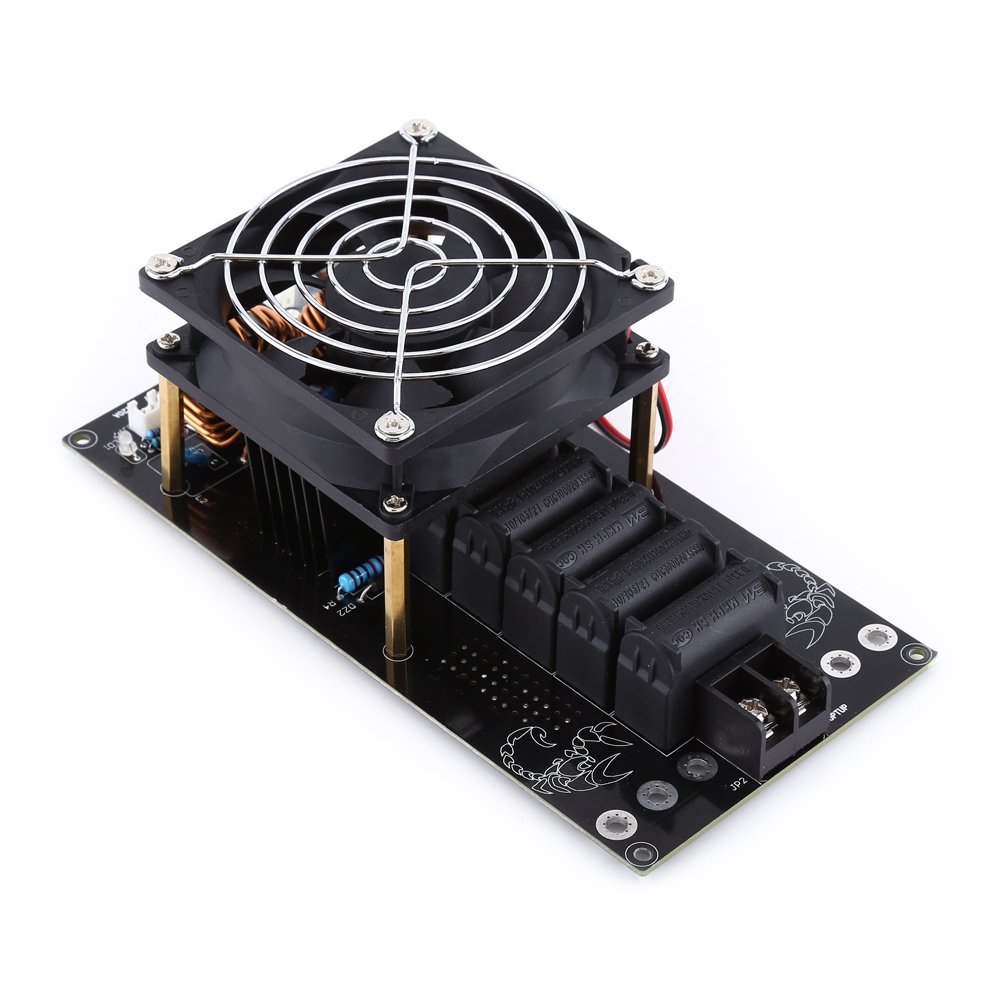 Module Chauffant à Induction DC 12V-36V 1000W Driver ZVS Bobine Flyback avec Ventilateur Tube de Cuivre