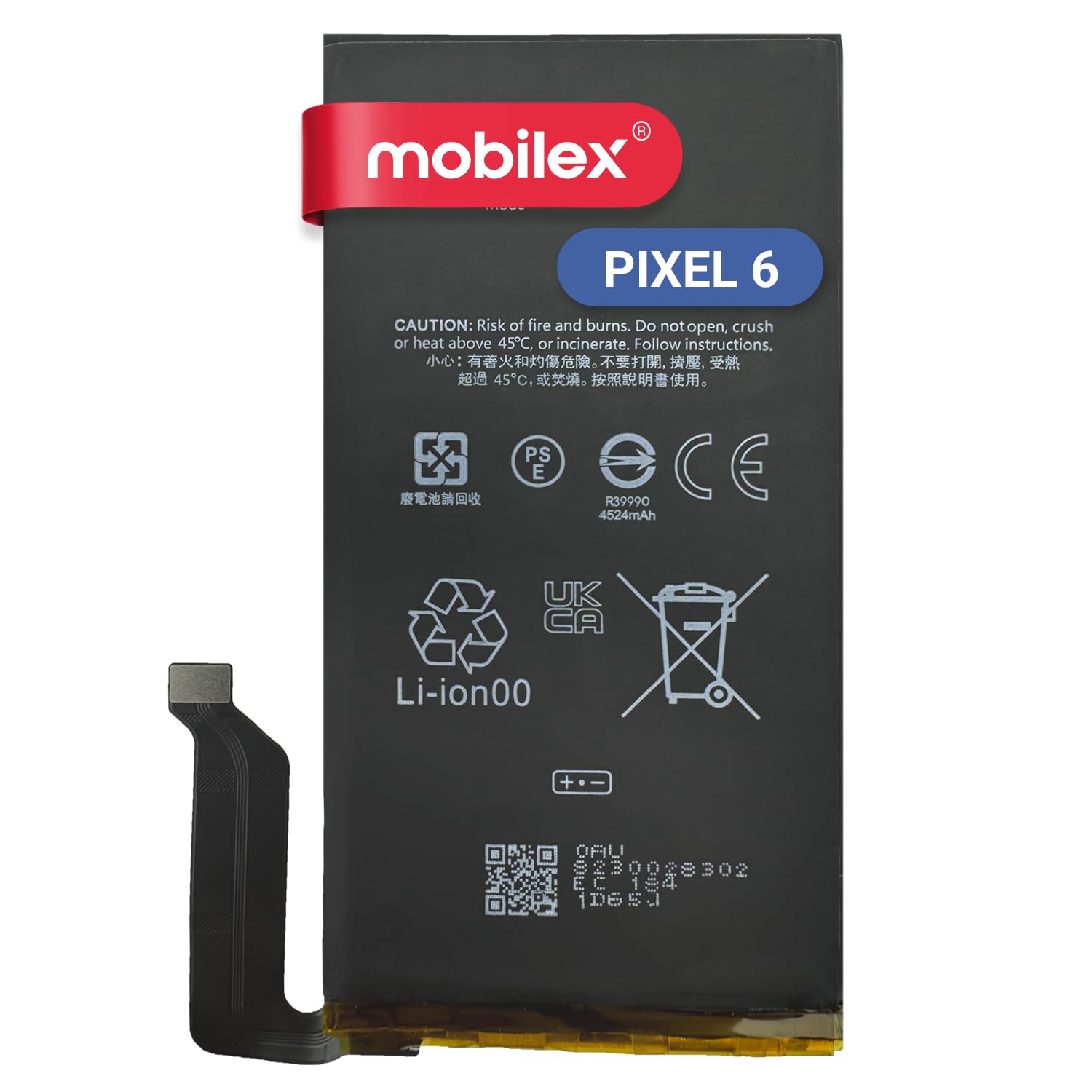 Batterie GMSB3 Pour Google Pixel 6 - 4614 MAh - Remplacement Interne OEM Avec Adhésif
